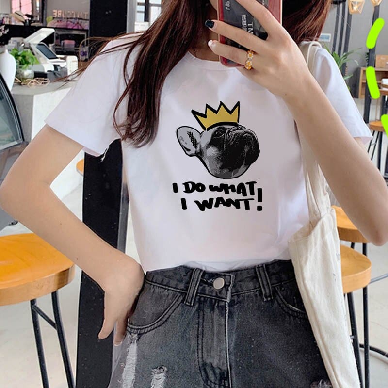 MYSTIQUE.ID-BAJU KAOS I DO WHAT I WANT T-SHIRT LUCU DAN AESTHETIC