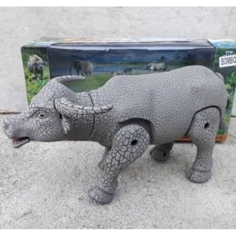 Mainan Kerbau jalan dan suara