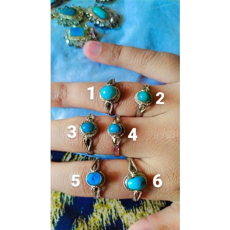 cincin akik pirus / cincin pirus / pirus / cincin akik pirus import