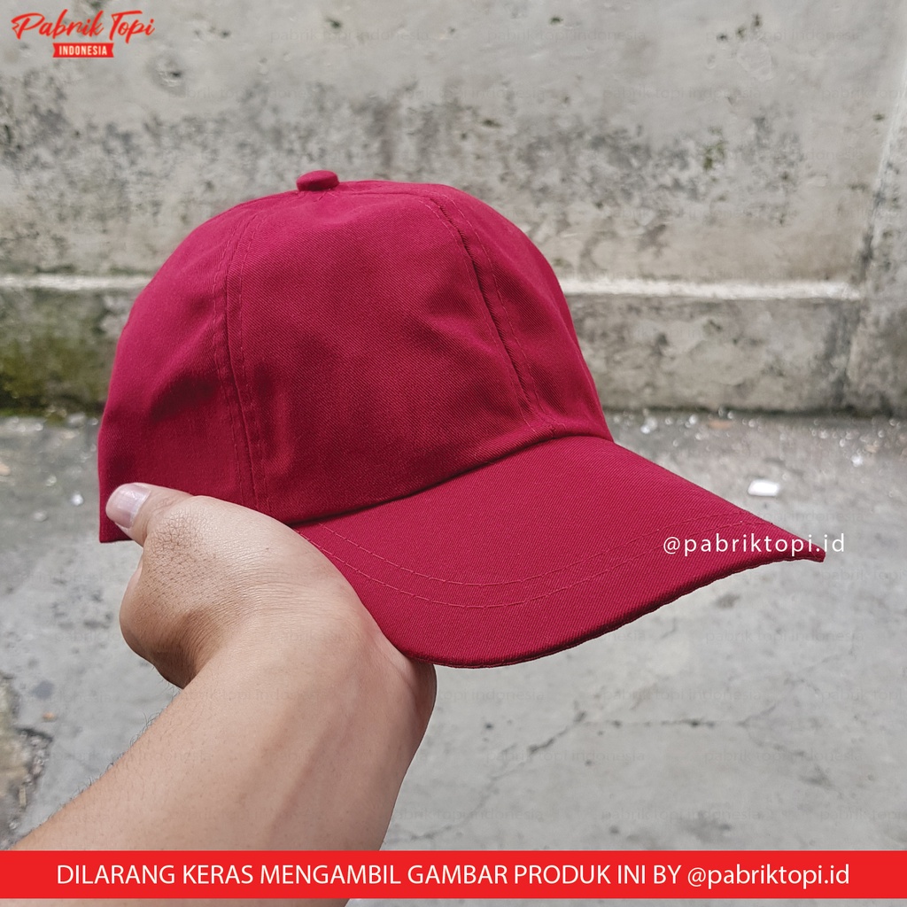 TERMURAH TOPI POLOS TOPI BASEBALL TOPI PRIA TOPI WANITA TOPI GROSIR TOPI MURAH (BAHAN TWILL RELL)