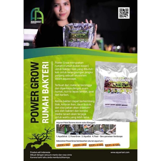 Power Grow Rumah Bakteri Aquariset AquaJaya