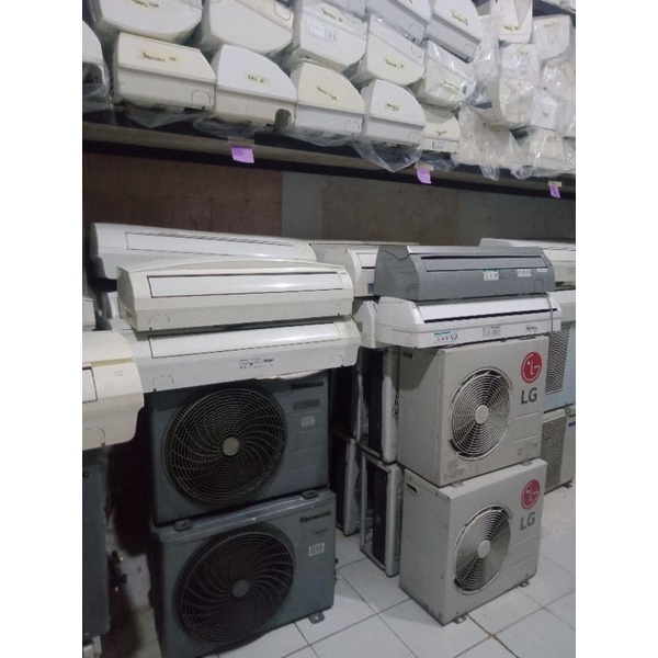 AC Panasonic 3/4 PK low Econavy ecosmart  bekas second