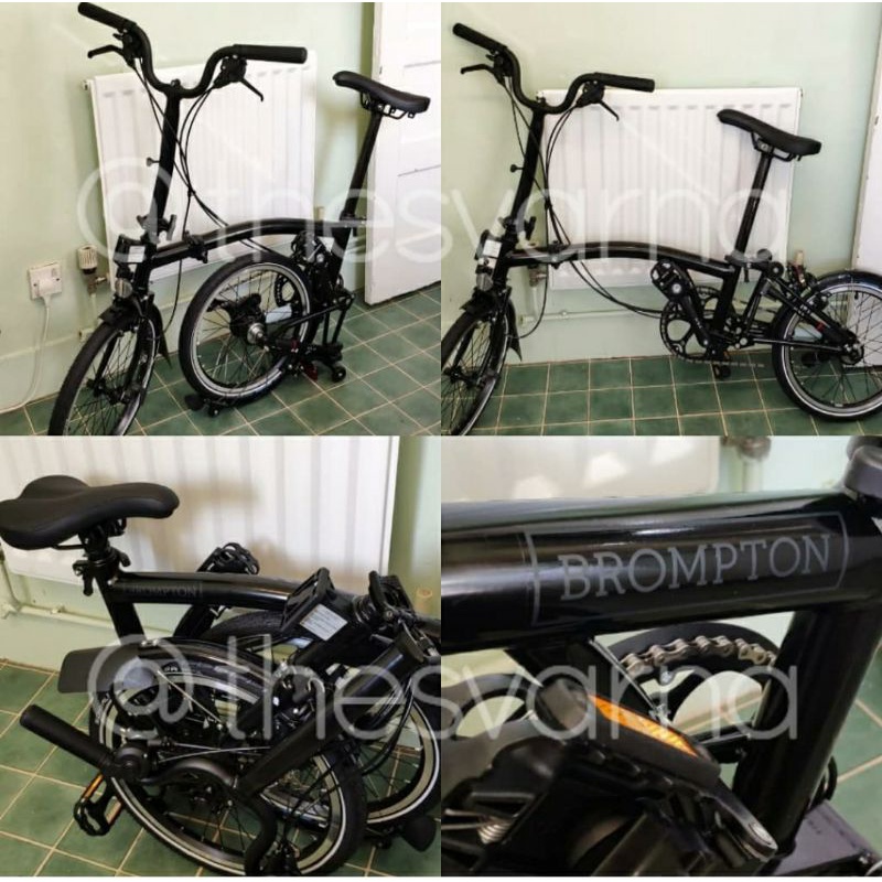 NEW Sepeda Lipat Brompton Black Edition M6L
