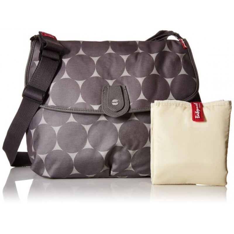 Babymel Diaper Bag Tas Popok Bayi - Satchel Jumbo Dot Grey