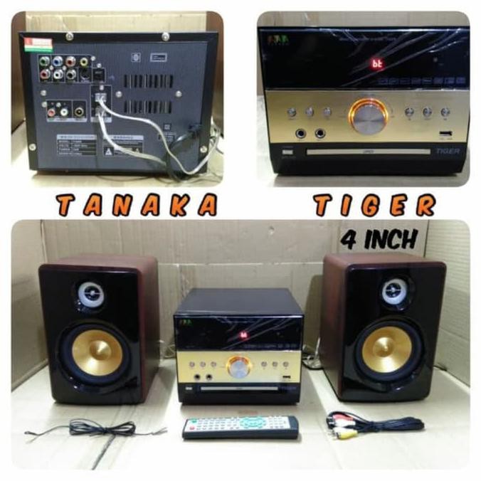 Fikashop000 | Mini Hifi Dvd Compo Tanaka Tiger Usb Bluetooth Radio