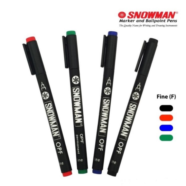 

Spidol Snowman Permanen Marker OHP / OPF