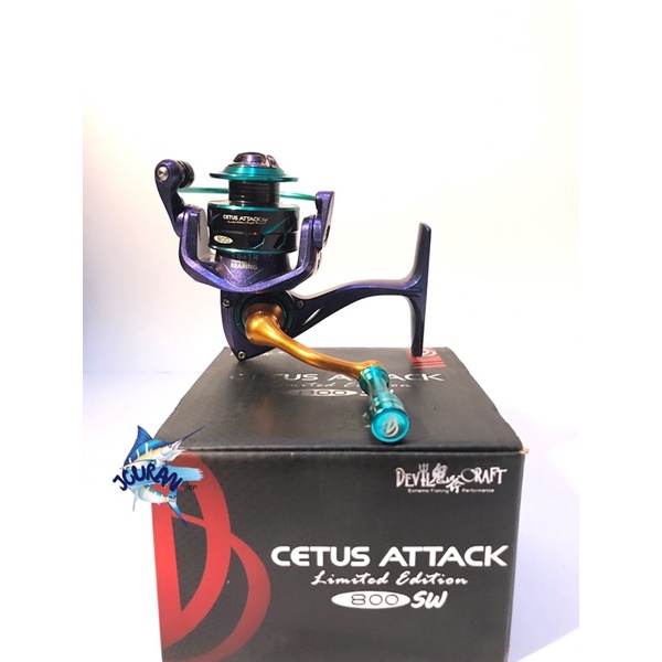 Reel Cetus Attack Limited Edition 800 SW Power Handle Reel Mini UL Tracker
