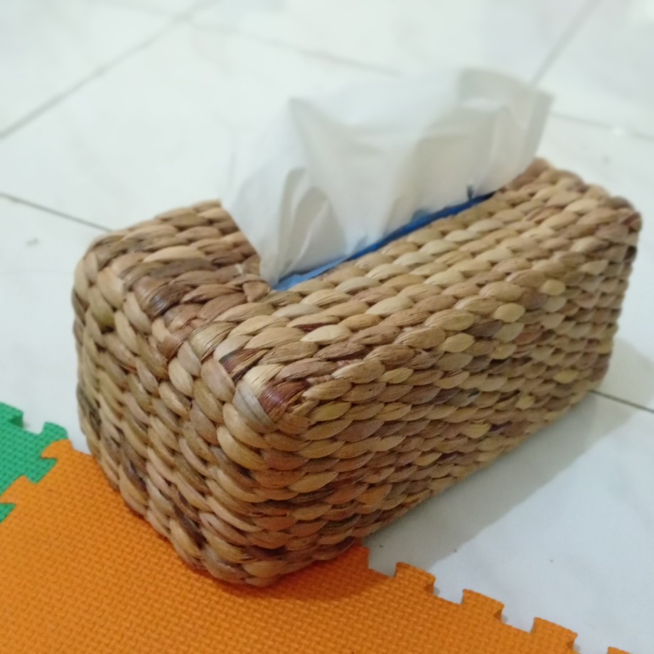 Tempat Tissue / Kotak Tissue Eceng Gondok - Natural Home Decor