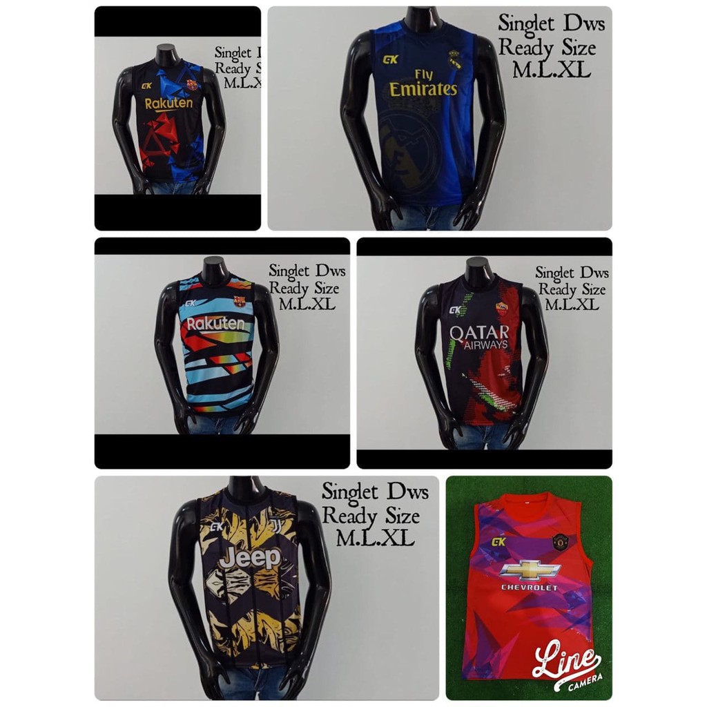 SINGLET KAOS BAJU BOLA PRINTING1DEWASA