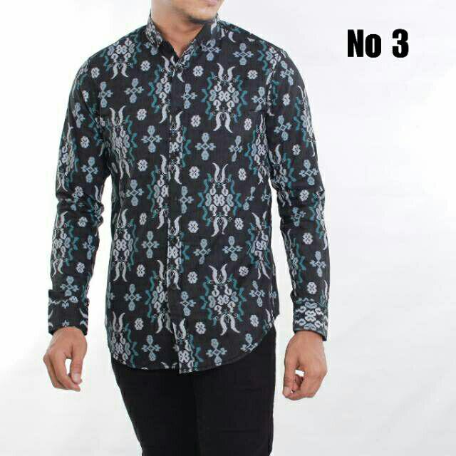 Lns 3.3 - Ameliashop16 Promo Kemeja Batik Pria Slimfit