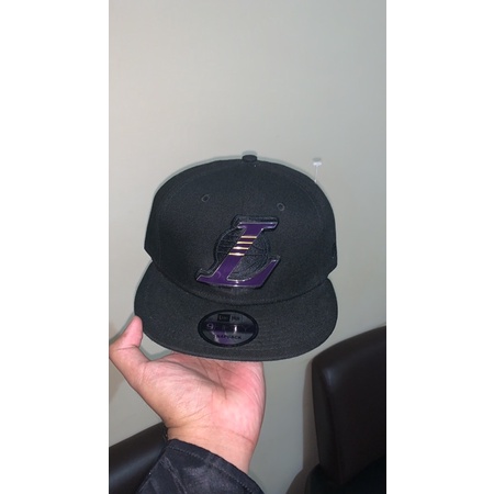 new era 9fifty lakers metal logo