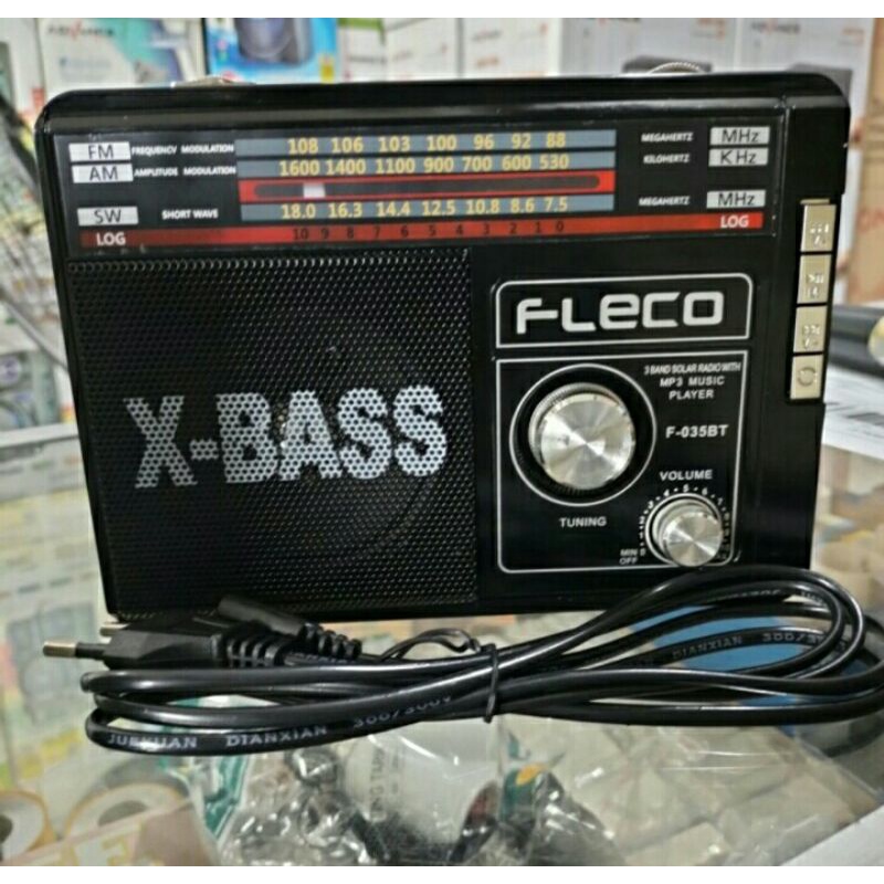 Cod//Bayar Ditempat Radio USB Fleco F-035BT Suara jernis kwalitas dijamin