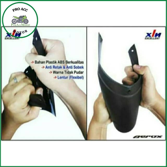 Mudflap Sambungan spakbor depan yamaha aerox 155