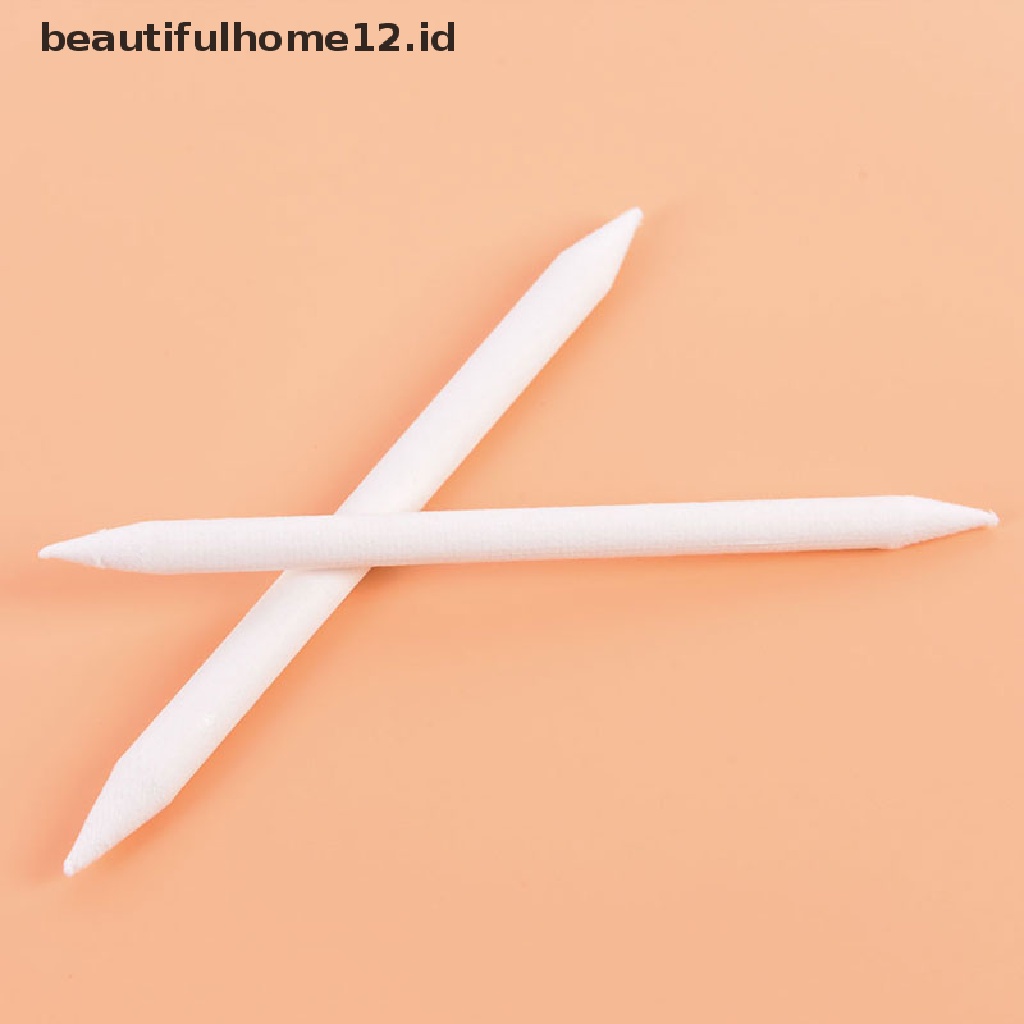 (Beautifulhome12.Id) 6pcs / Set Stik Blending Tortillon Warna Putih Untuk Sketsa / Gambar