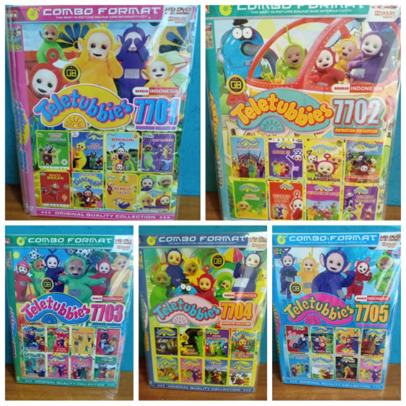 DVD COLECTION TELETUBBIES 7701, 7702, 7703,7704,7705