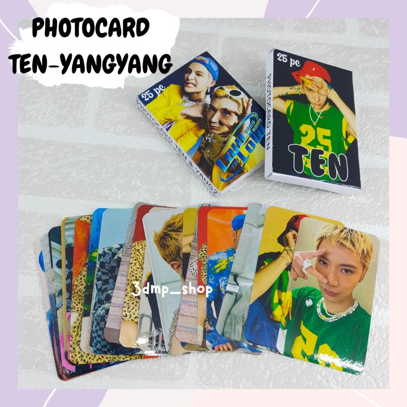 [25 Lembar] Photocard Lomo photo card lomocard way v wayv bad alive kick back ten yangyang lucas xiaojun winwin