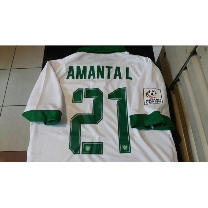 PROMO Jersey TimNas Indonesia away LOGO BORDIR + NAMESET jersey GO 2017/2018 TERLARIS