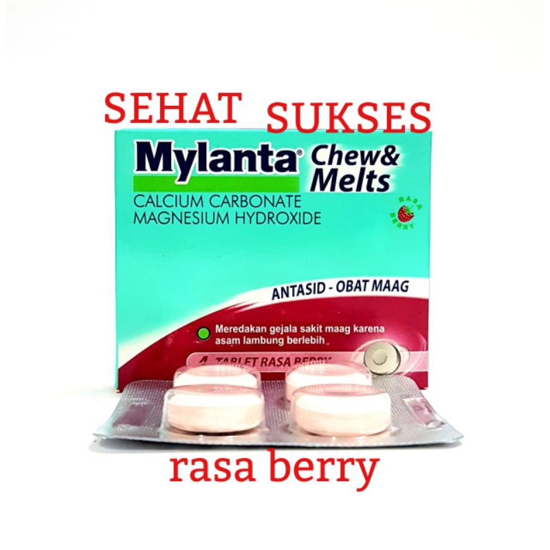 MYLANTA CHEW & MELTS (RASA BERRY)