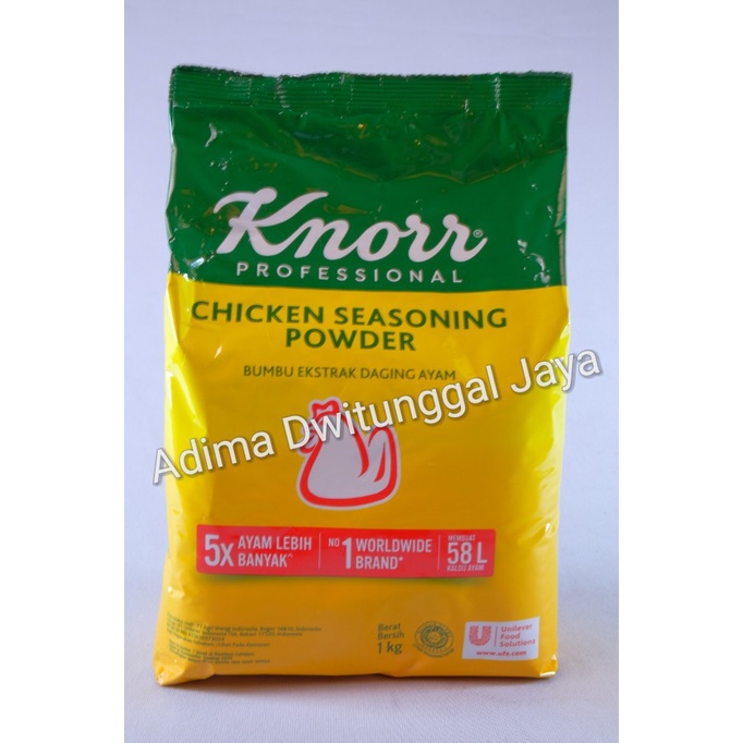 Chicken Powder Refill Knorr 1 kg / Bumbu Penyedap / Seasoning / Kaldu