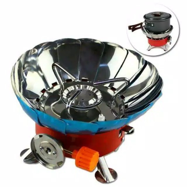 Alat Masak Kompor Kemping Anti Angin Gunung. Camping Stove Windproof KOVAR K-203 Outdor Kompor Bunga