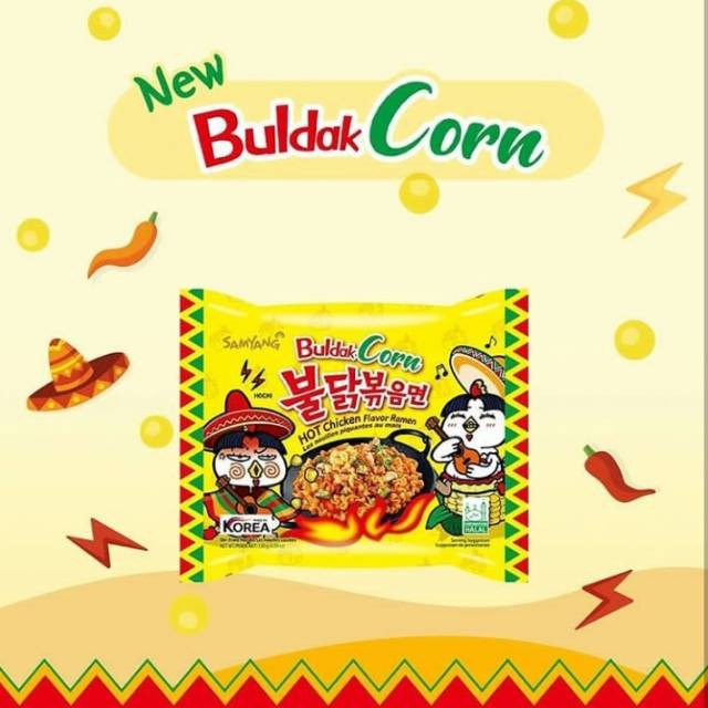 

Samyang Hot Chicken Buldak CORN 130g
