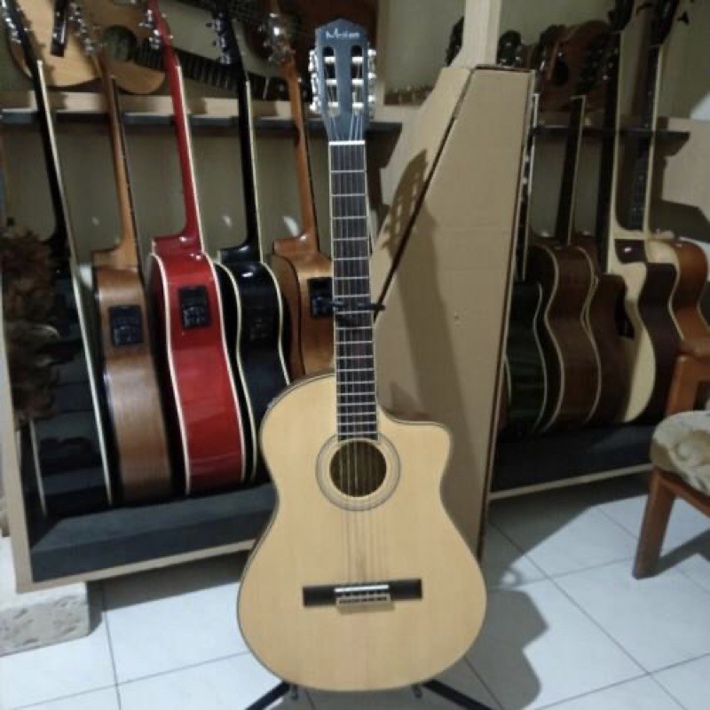 Gitar Akustik Musicca Original full solid wood manggo