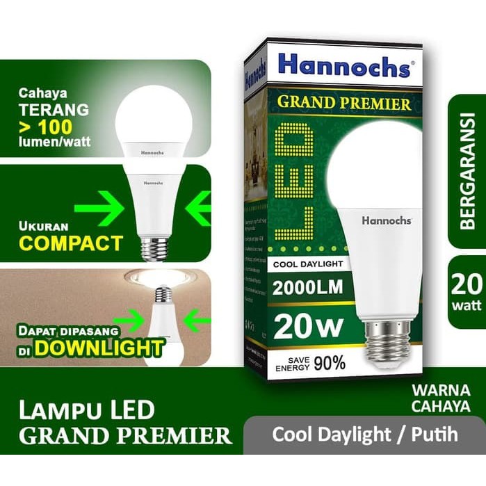 Hannochs Grand Premier LED Bulb 20W