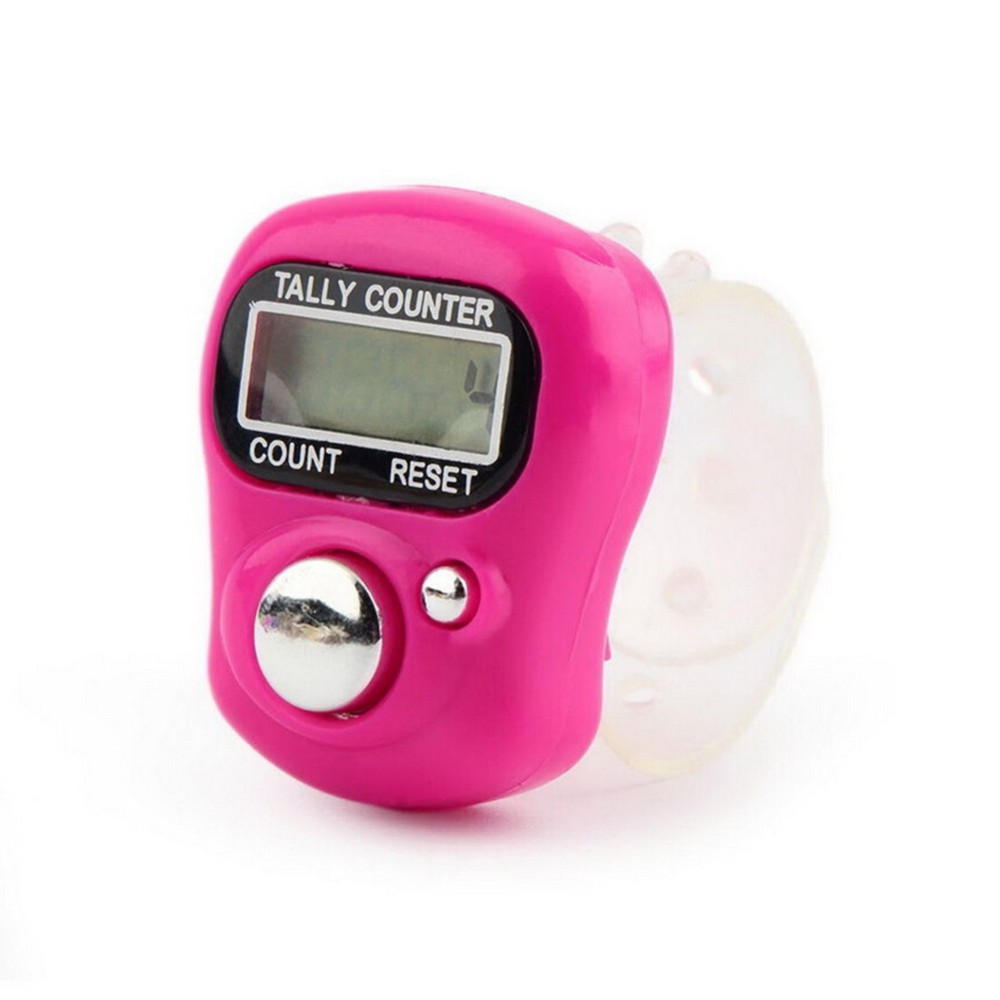 Tasbih Digital Mini LED Finger Counter Tasbeh Dzikir Praktis Alat Hitung Mini Tally Counter