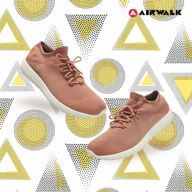  Sepatu  Slip On Wanita Original Airwalk  Lexus  Dusty Pink 