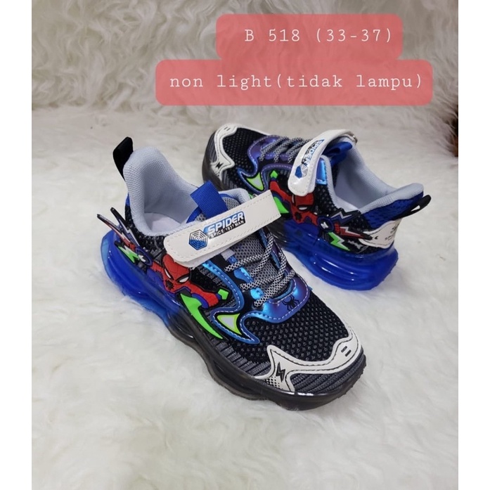 SEPATU ANAK IMPORT SPIDERMAN / SEPATU SPIDERMAN IMPORT PREMIUM