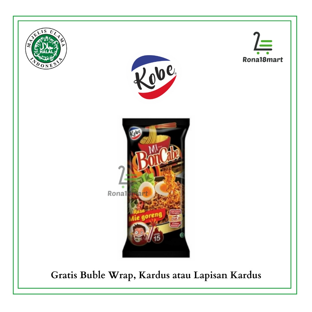 

Kobe Mie BonCabe / Goreng Lvl 15 70 gram