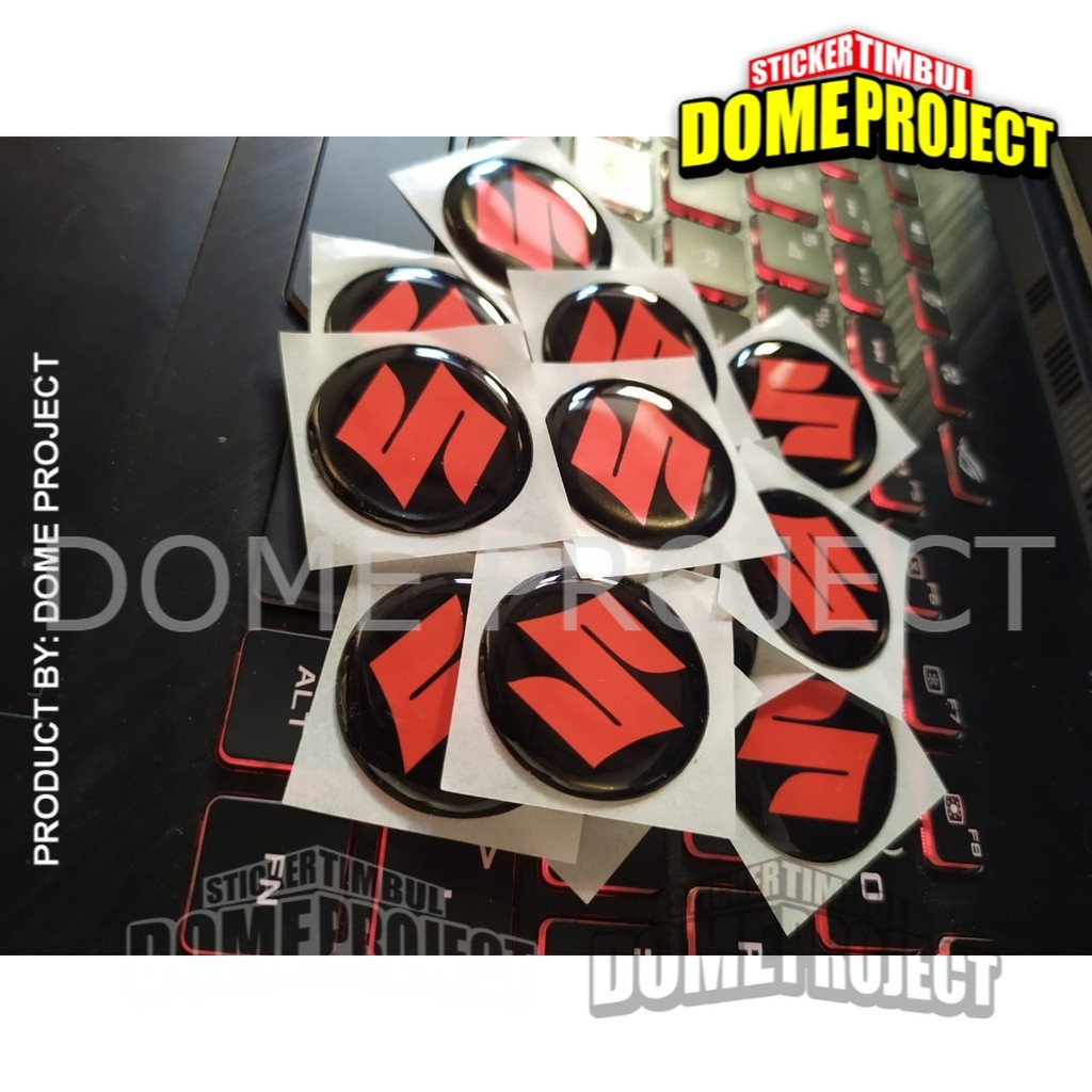 STIKER MOTOR EMBLEM 3D LOGO SUZUKI KALIPER REM AKSESORIS YAMAHA HONDA SUZUZI KAWASAKI AESTHETIC KEREN