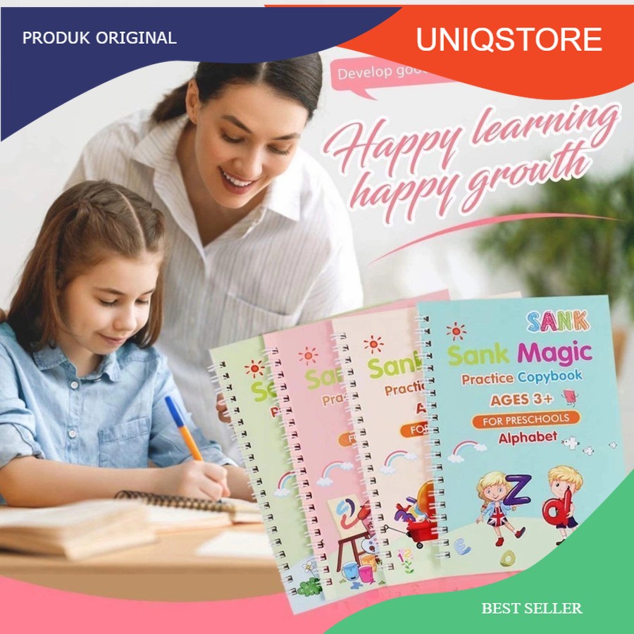 

Set Buku Latihan Menulis Kaligrafi Sank Magic / Practice Book Sank [UQ]