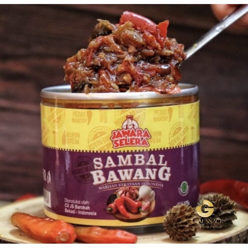 Sambal Bawang Home Made Jawara Selera Halal Terdaftar (135gr)