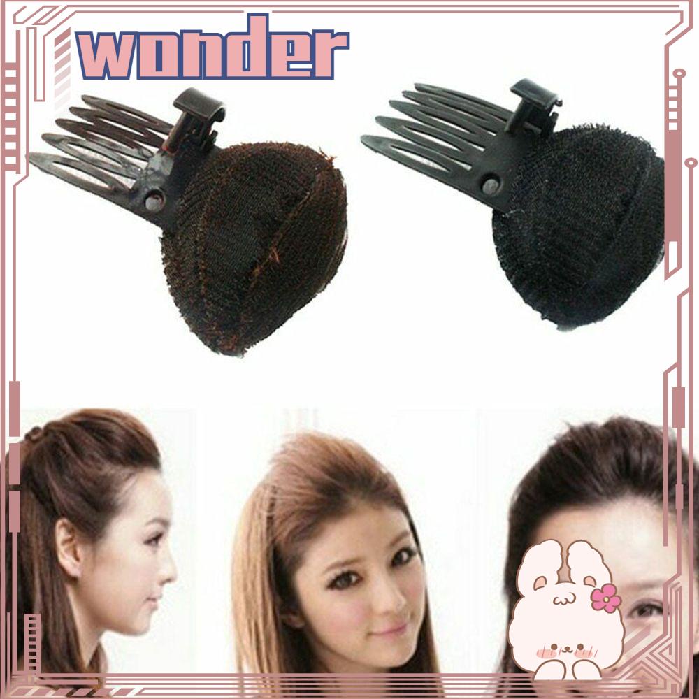 WONDERFUL Fashion Invisible Hair Pins Volume  Inserts Hair Clip Breathable Bangs Mat Women Accessories New Princess Hair Tools Korean Style Bun Maker Fluffy Sponge Clip/Multicolor