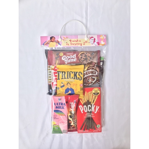 Paket Premium Snack Ulang Tahun Anak, Snack Ultah Anak Custom