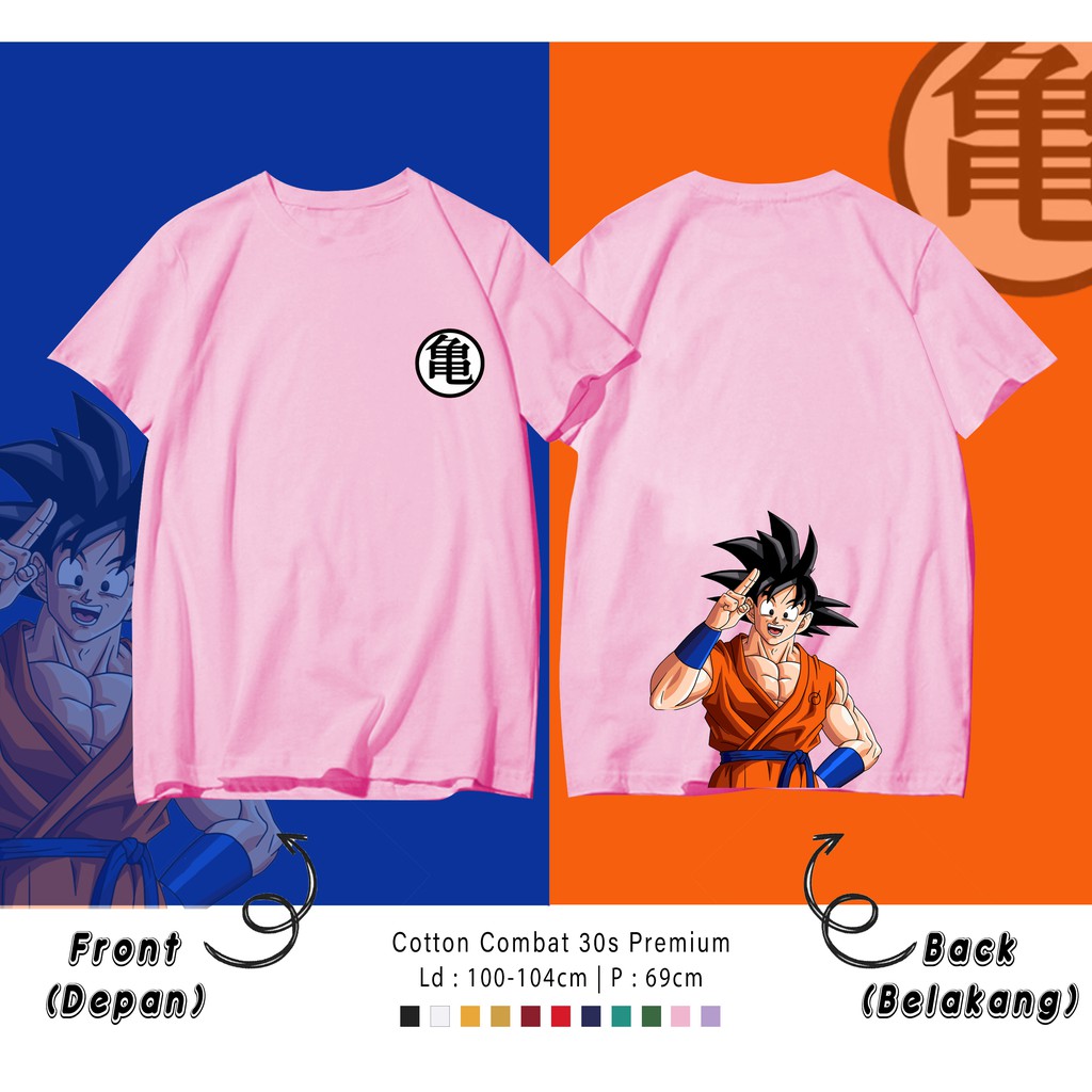 DRAGON BALL  / TERMURAH BAJU KAOS KATUN WANITA/ PRIA UNISEX LENGAN PENDEK / TUMBLR TEE /  OVERSIZE