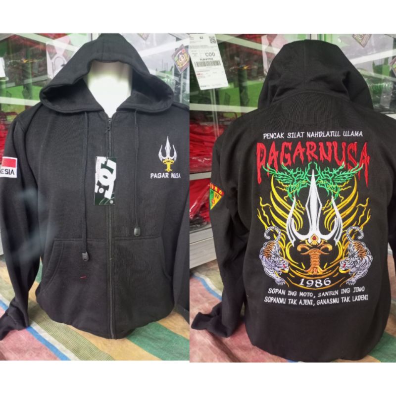 jaket jumper pagar Nusa full bordir termurah