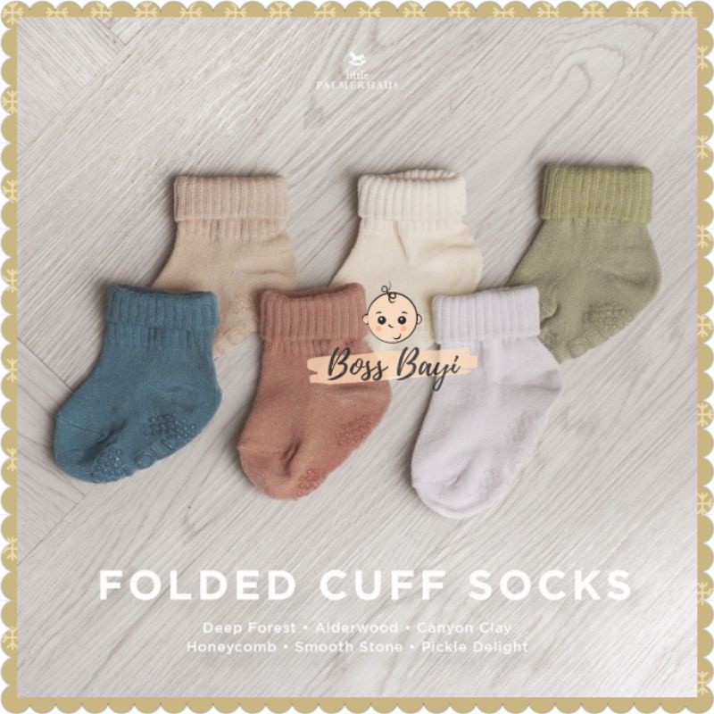 LITTLE PALMERHAUS Folded Cuff Socks / Kaos Kaki Bayi