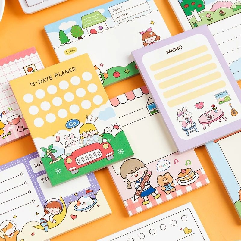 

50 Lembar Memo Pad Girl Planner