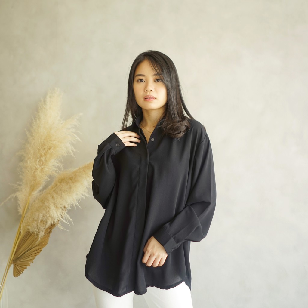 KANIA  Loose Shirt - Kemeja Wanita Polos | MARU-2