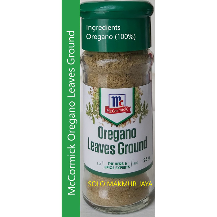 

Roxx.ea - Mccormick Mc Cormick Oregano Leaves Ground Bumbu Bubuk 25 G