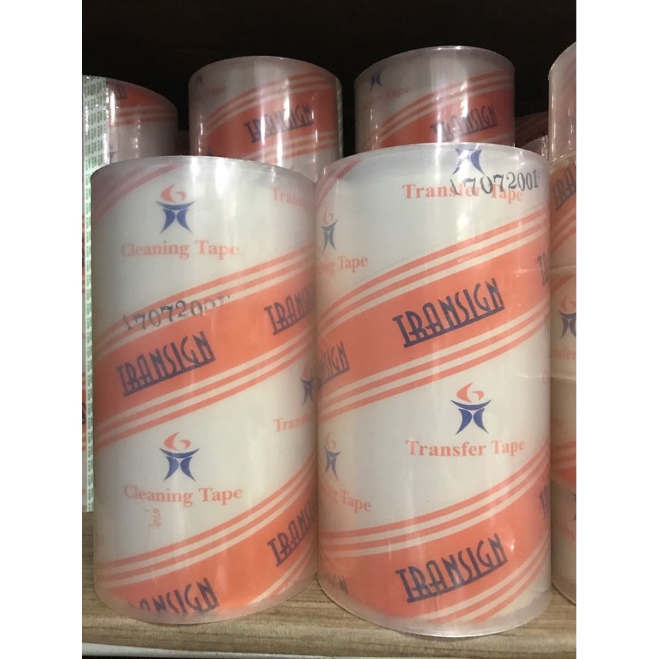 

TRANSFER / MASKING TAPE TRANSIGN 20 cm x 100 yard laminasi cutting sticker stiker 20cm