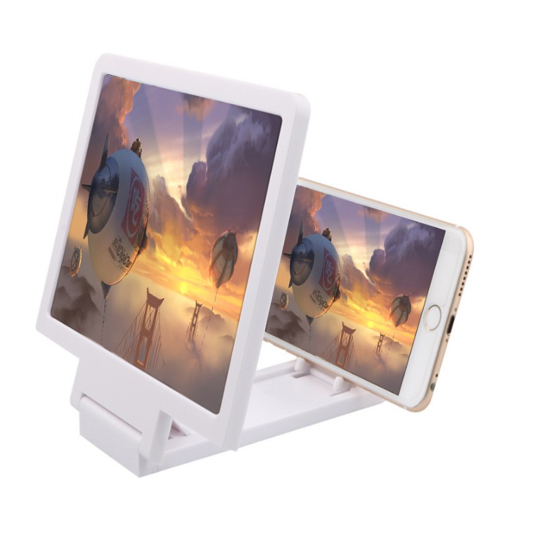 Grosir - 296 Phone Screen Magnifier Kaca Pembesar Layar HP / Enlarged Mobile Phone Bracket Stand