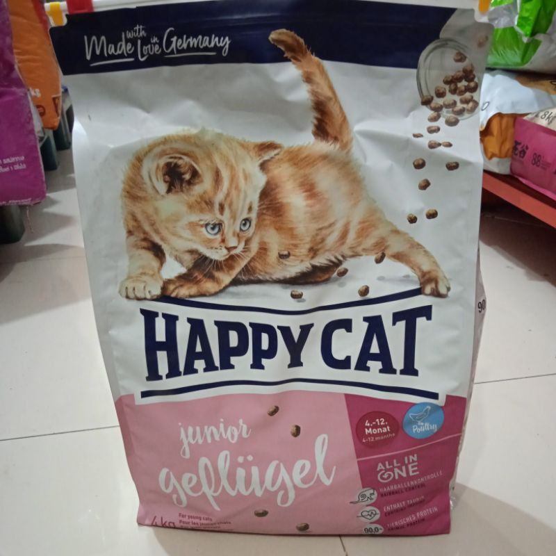 happy cat junior 4kg gefliigel happycat junior