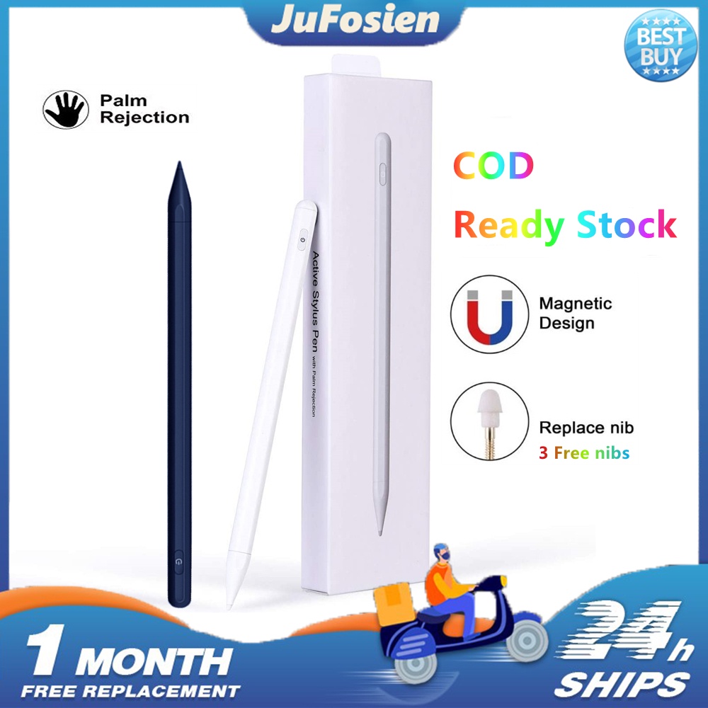 Palm Rrejection Stylus Pen Compatible for iPad 6/7/8/9th gen