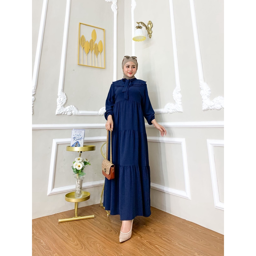 DRESS ASYIMI / Gamis wanita murah  / Dress Muslim wanita / Maxy dress muslim/ Gamis Wanita busui friendly / Gamis Wanita crinkle/ Gamis murah /  Dress wanita muslim/ Dress wanita LD105