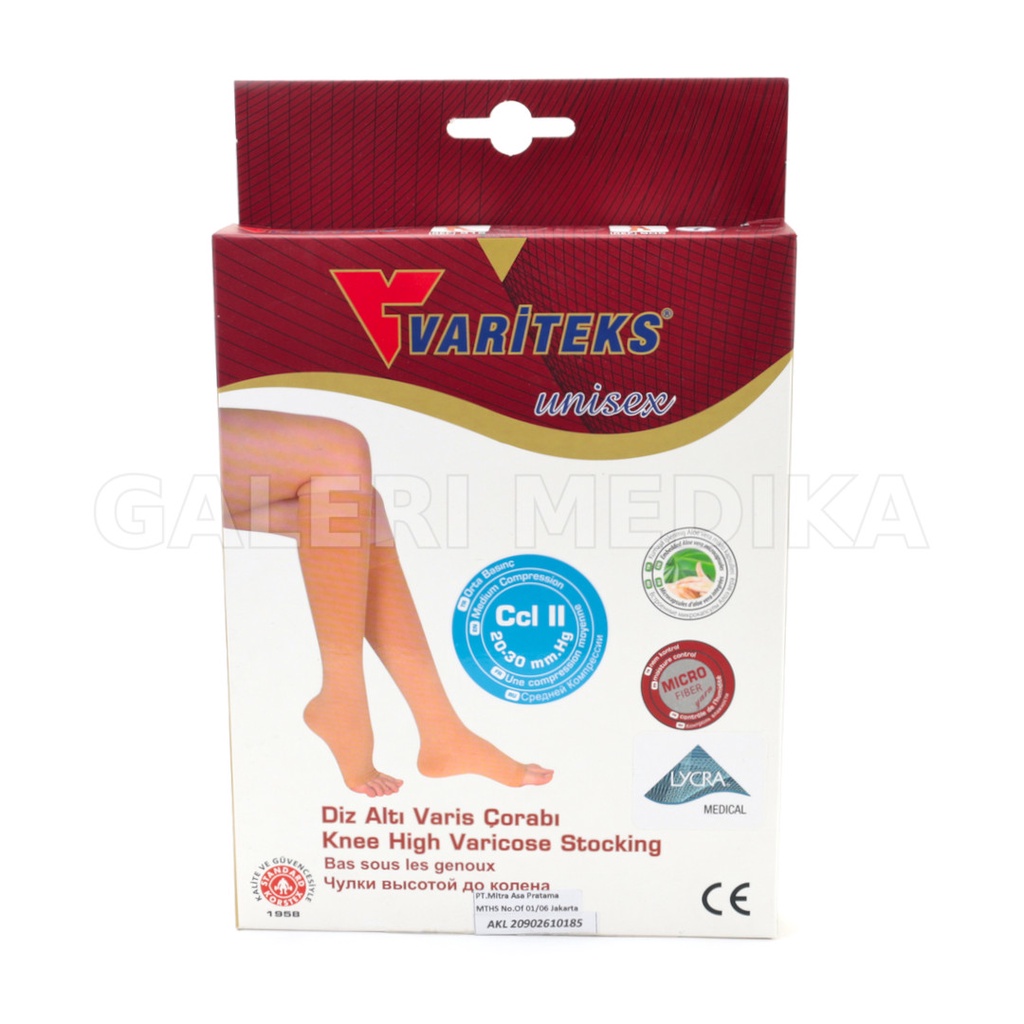 Stoking Varises / Stocking Varises Variteks 905 Kompresi Menengah 20-30mmHg Kelas 2 / Medium Compression CCL 2