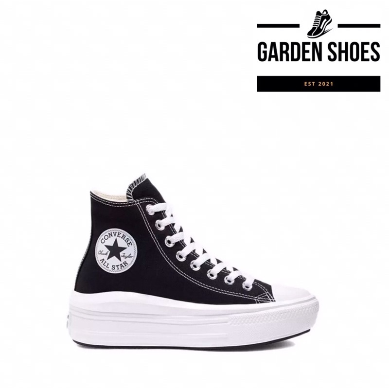 Jual Converse Chuck Platform High Top Blacktaylor Move 568497c