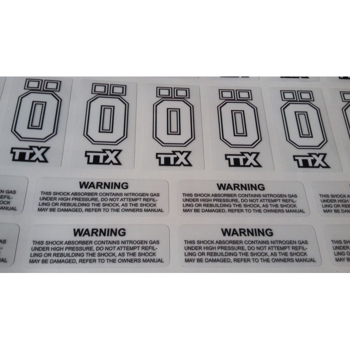 Sticker Ohlins O TTX New model